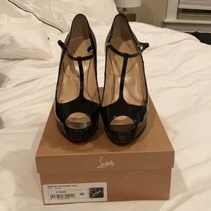 Christian Louboutins Black Patent Leather